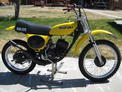 1975 Suzuki RM125 yellow Lynn 508